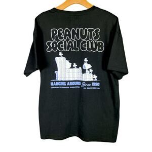 Men's Peanuts Social Club Snoopy Charlie Brown Woodstock T-Shirt - L